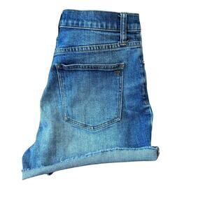Madewell High Rise Denim Cut Off Jean Shorts Women’s 27 Western Cowgirl Casual